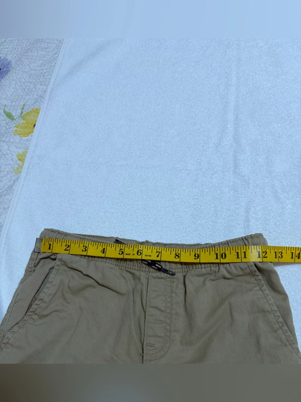 kids Elastic Waist Jogger Pants - Tan(M)